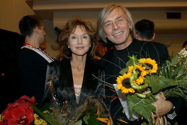 Elżbieta Starostecka i Włodzimierz Korcz - wspólne zdjęcia