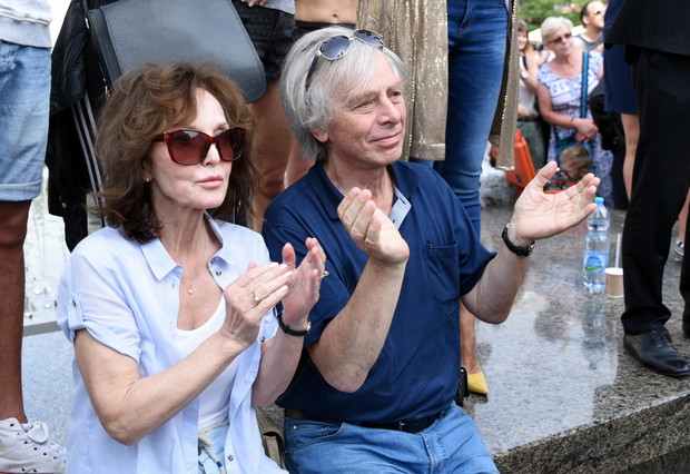 Elżbieta Starostecka i Włodzimierz Korcz - wspólne zdjęcia