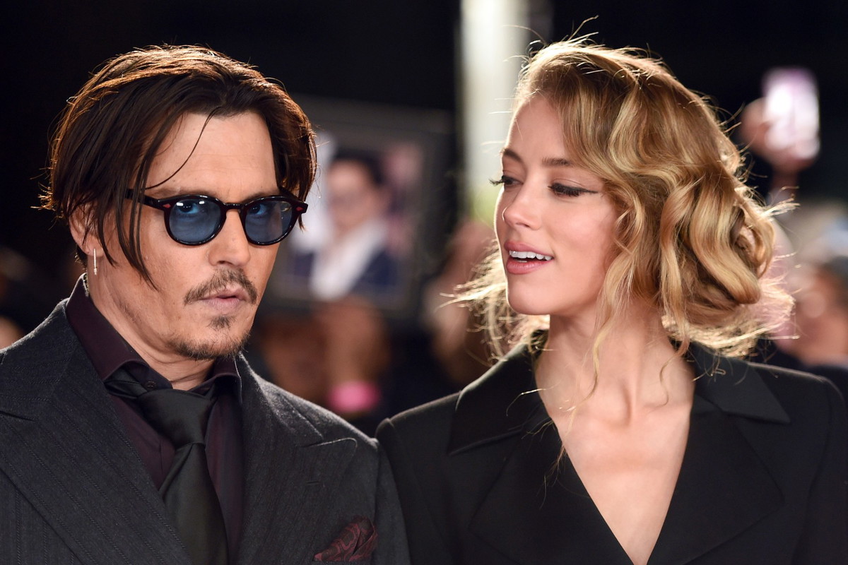 Amber Heard and Johnny Depp