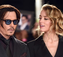 Amber Heard and Johnny Depp