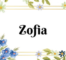 Imię Zofia