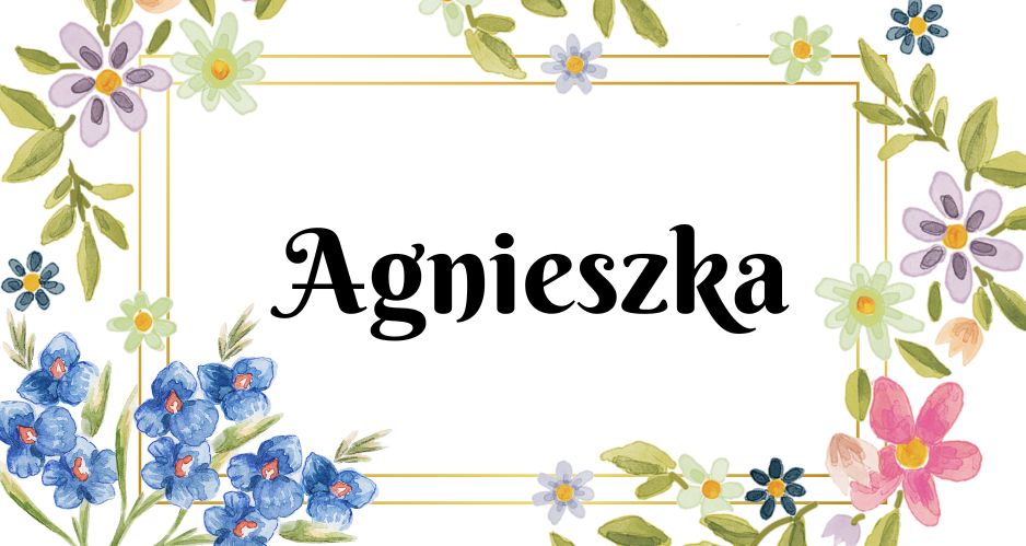 Kartka z kalendarza Agnieszka