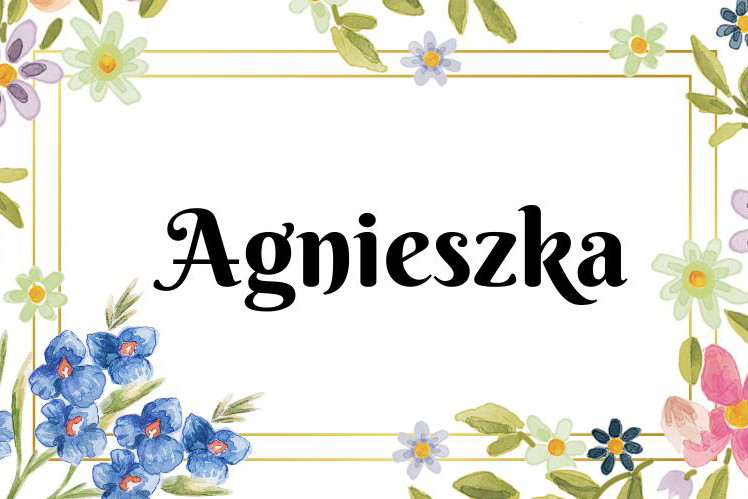 Kartka z kalendarza Agnieszka