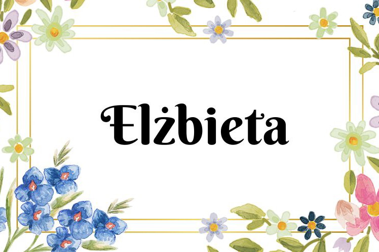Kartka z kalendarza Elżbieta