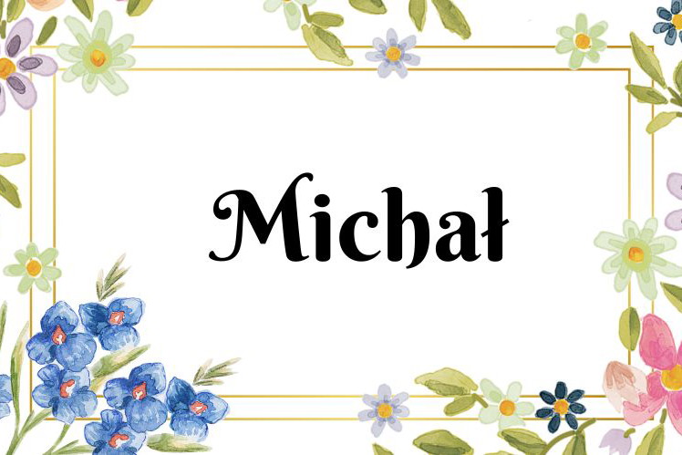Kartka z kalendarza Michał