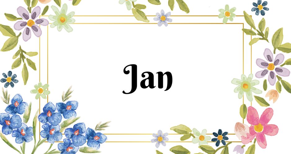 Kartka z kalendarza Jan