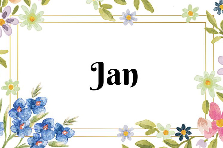 Kartka z kalendarza Jan