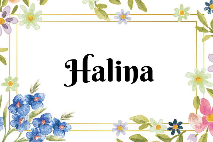 Kartka z kalendarza Halina