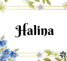 Kartka z kalendarza Halina