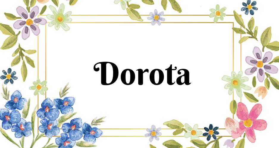 Kartka z kalendarza Dorota