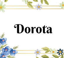 Kartka z kalendarza Dorota