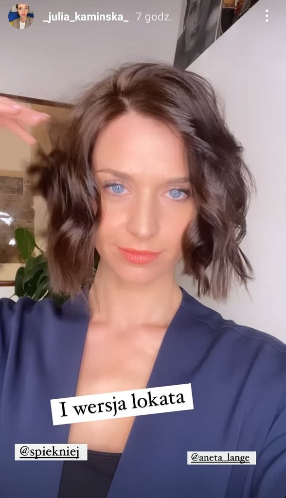 Julia Kamińska w long bobie