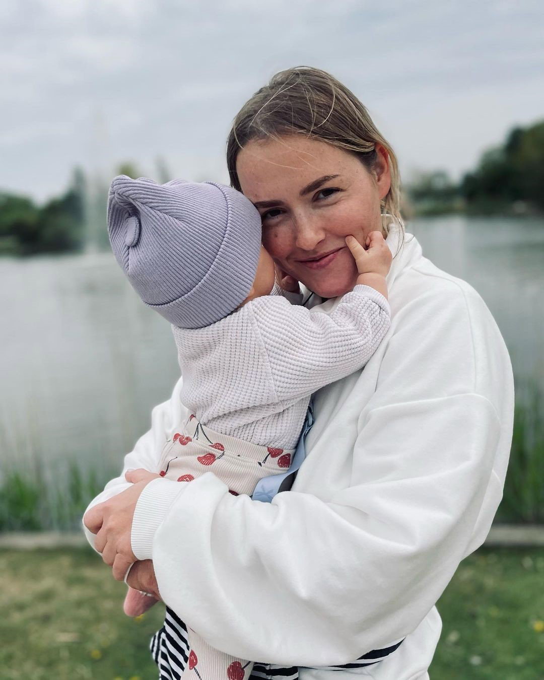 Olga Frycz z córką