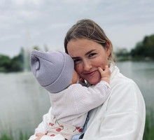 Olga Frycz z córką