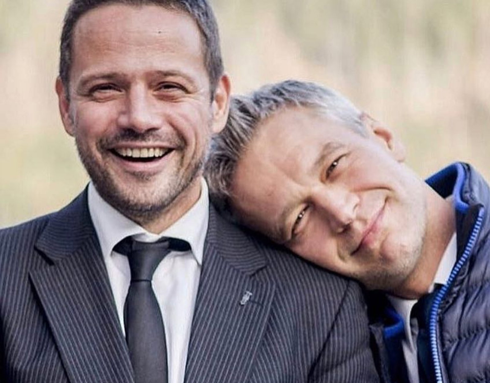 Rafał Trzaskowski i Michał Żebrowski