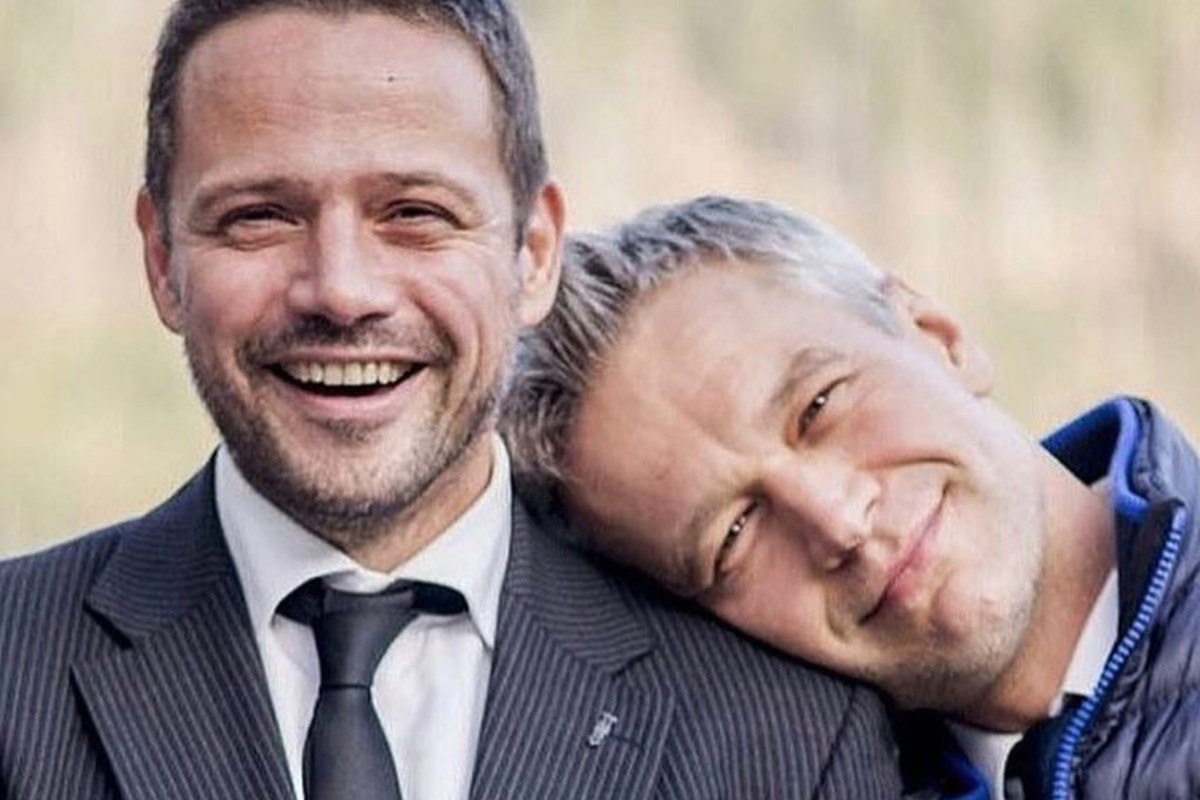Rafał Trzaskowski i Michał Żebrowski