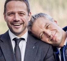 Rafał Trzaskowski i Michał Żebrowski