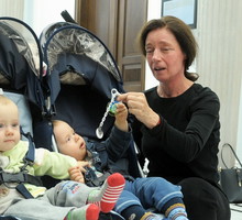 Barbara Sienkiewicz z dziećmi