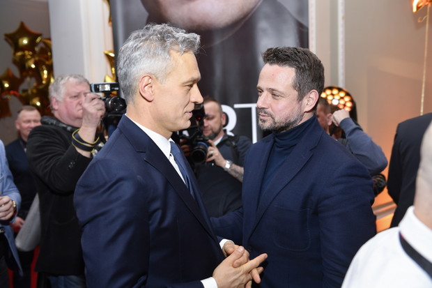 Rafał Trzaskowski i Michał Żebrowski w 2020 roku.