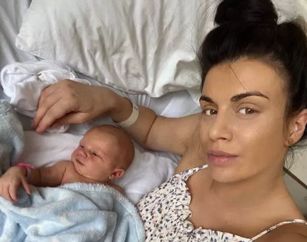 Magdalena Stępień z synem