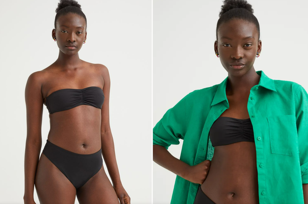 Przegląd czarnych strojów kąpielowych: H&M