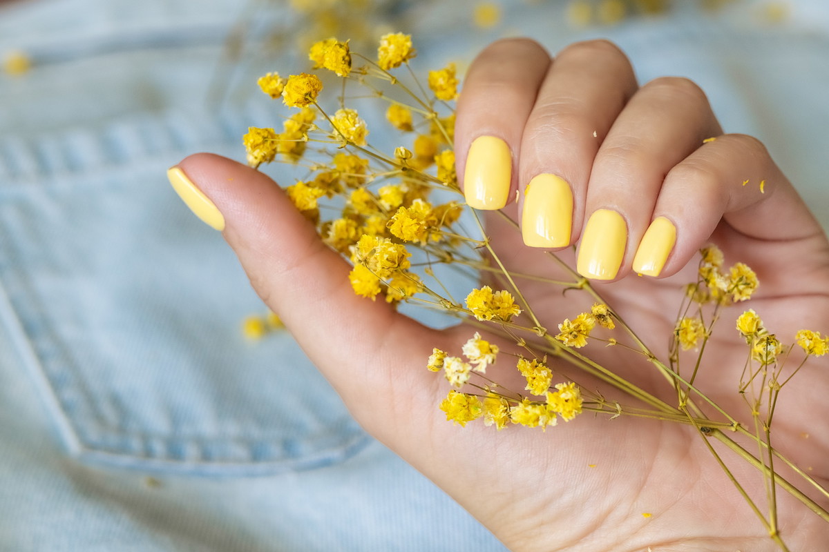 wiosenny manicure