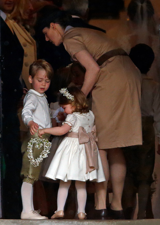 Maria Borrallo podczas ślubu Pippy Middleton