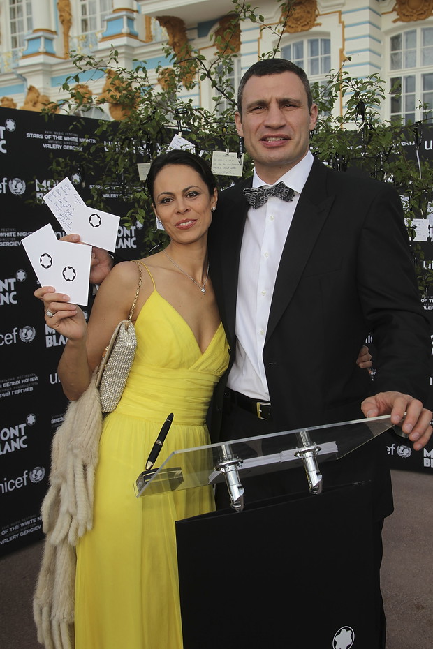 Witalij Kliczko i Natalia Kliczko