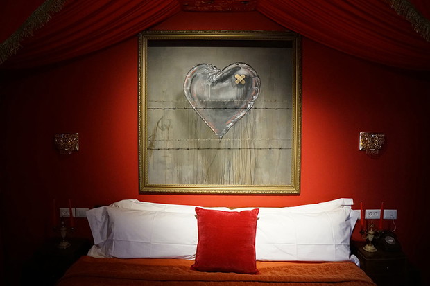 Banksy hotel w Betlejem