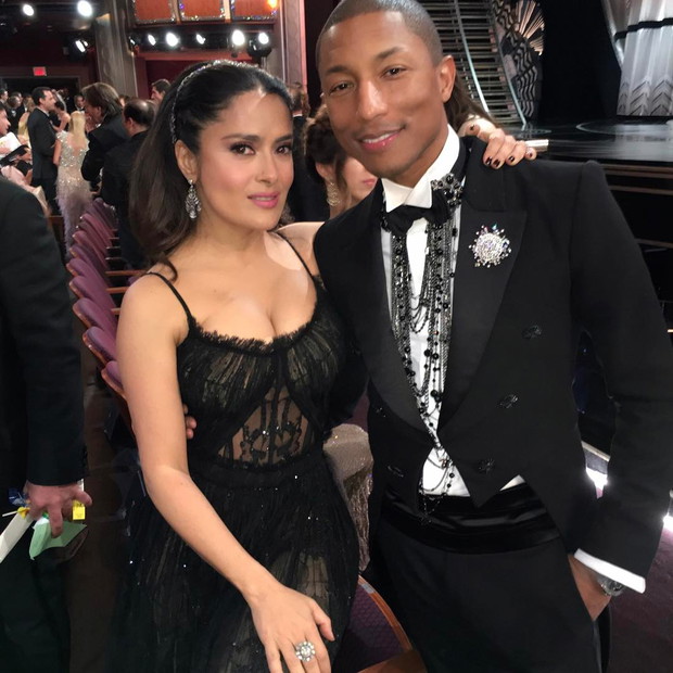 Salma Hayek, Pharell Williams Oscary 2017