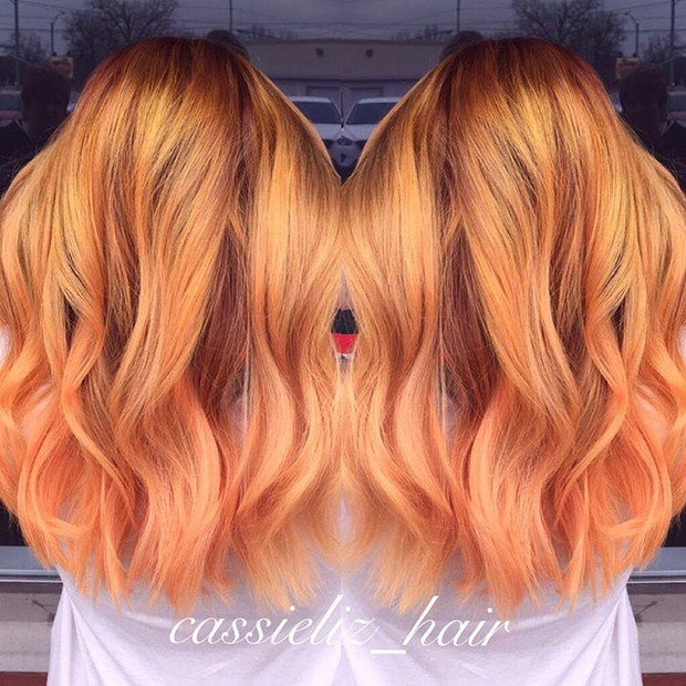 Pomarańczowe włosy