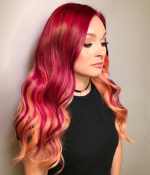 Pomarańczowe włosy