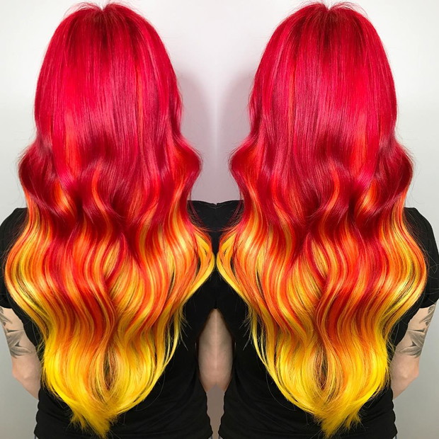 Pomarańczowe włosy