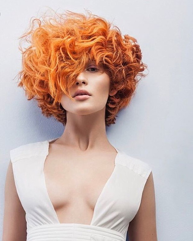 Pomarańczowe włosy