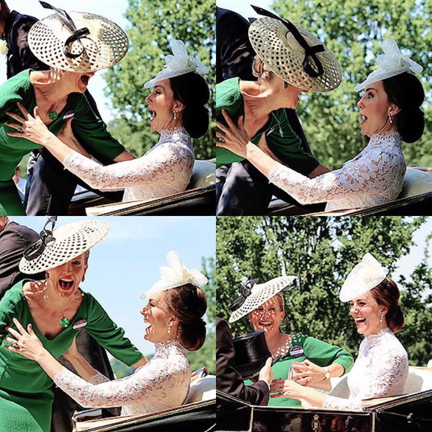 Księżna Kate i hrabina Wessex Sophie