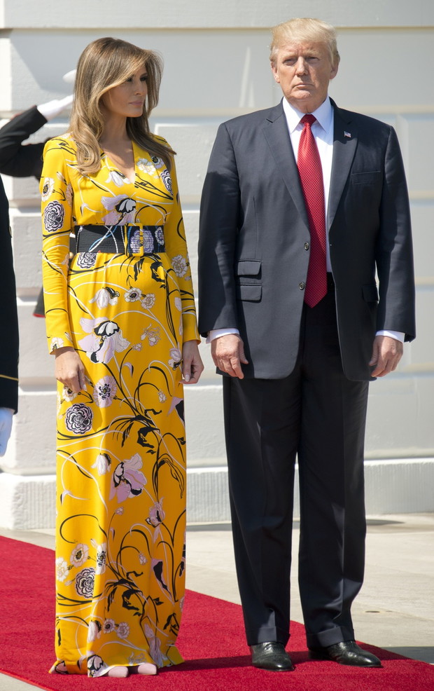 Melania Trump na spotkaniu z premierem Indii
