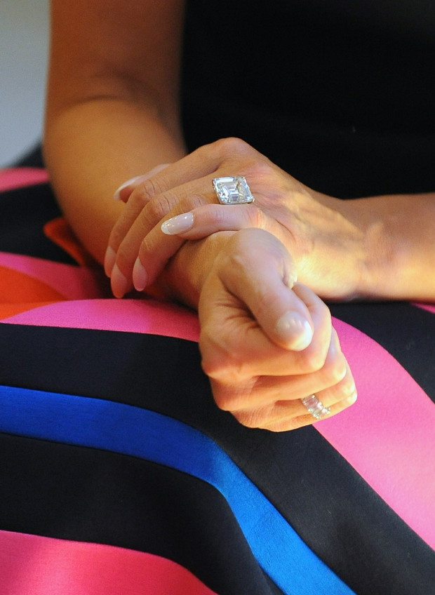 Pierścionek Melanii Trump