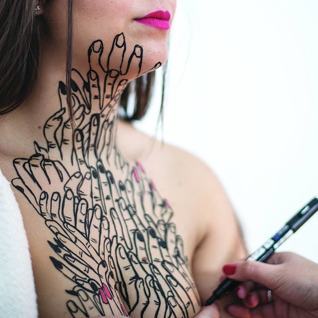 Artystka znalazła sposób na cenzurę nagości na Instagramie