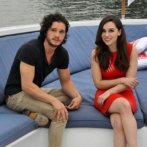 Kit Harington i Emilia Clarke
