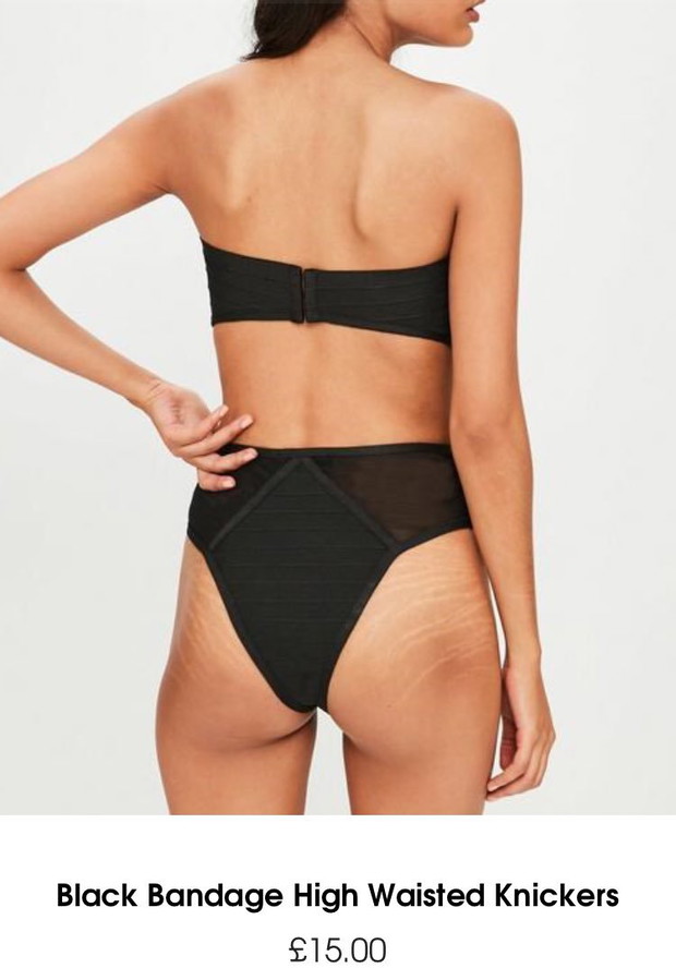 Modelki z rozstępami w kampanii Missguided