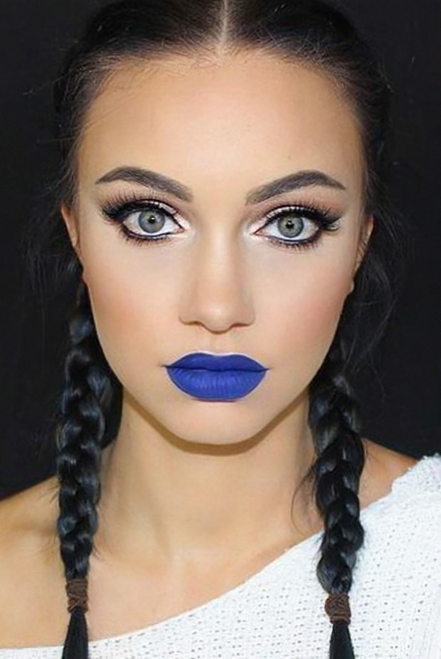 Niebieska szminka