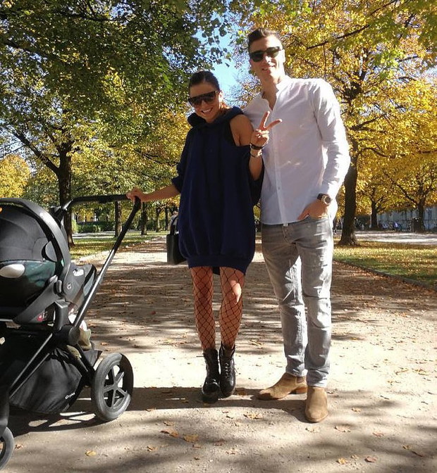 Robert Lewandowski z Anią Lewandowską