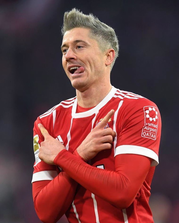 Robert Lewandowski z Anią Lewandowską