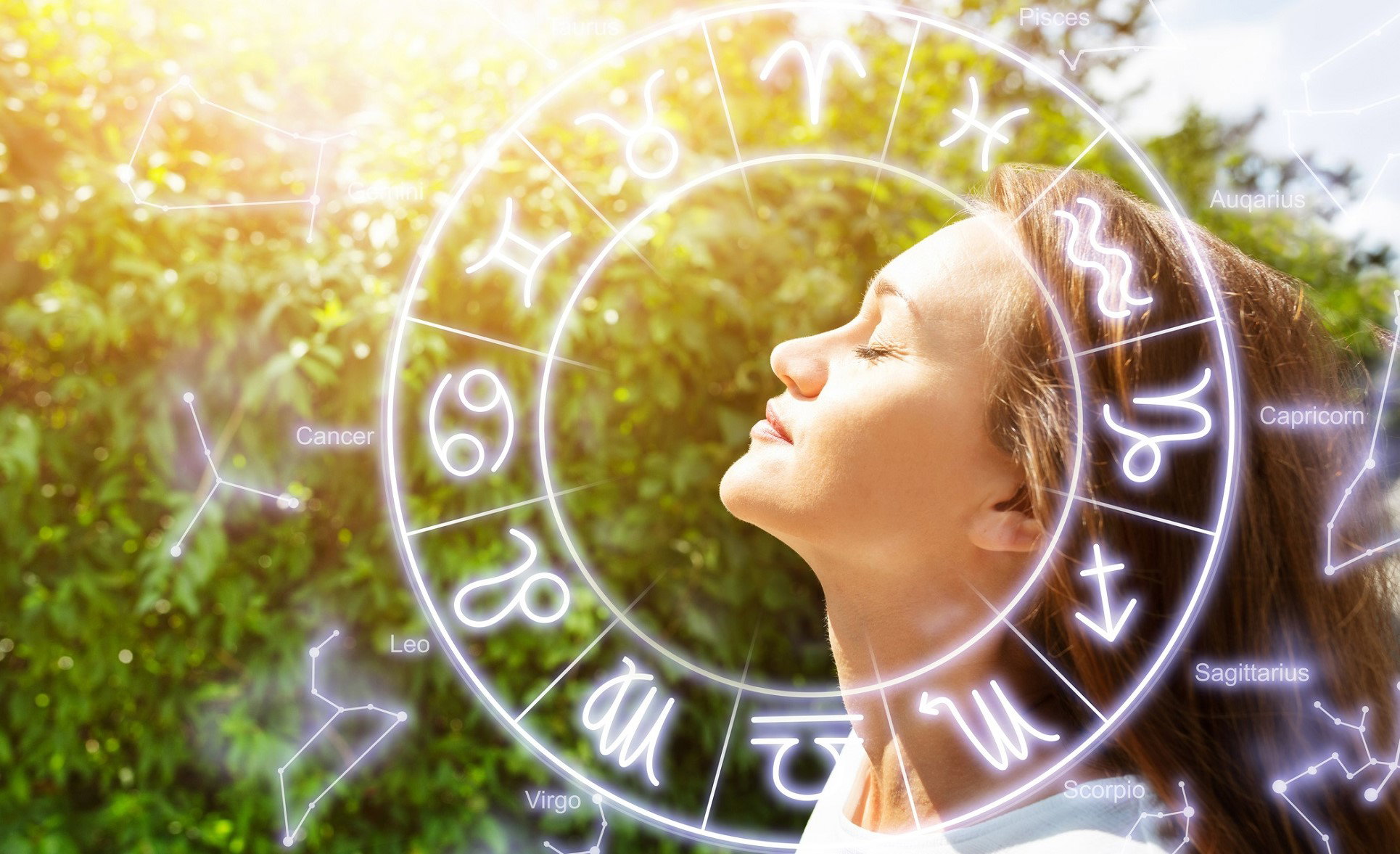 Wskazano znaki zodiaku, które przynoszą szczęście innym. Otacza je złota aura