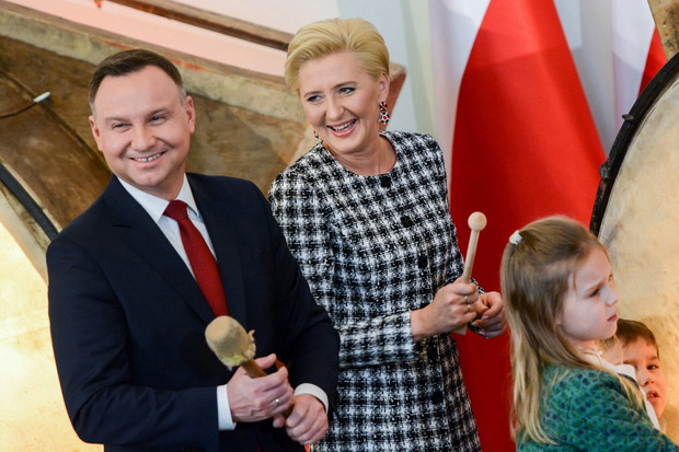 Agata Duda i Andrzej Duda