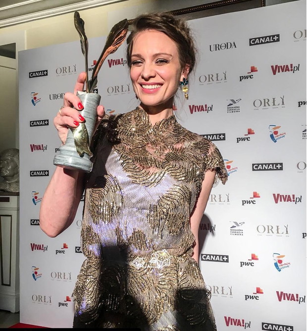 Magdalena Boczarska z nagrodą dla Najlepszej Aktorki za rolę w filmie Sztuka kochania