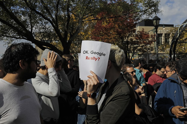 Protest kobiet przeciwko molestowaniu seksualnemu w Google