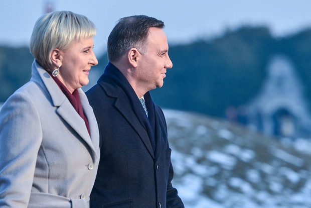 Agata Duda i Andrzej Duda