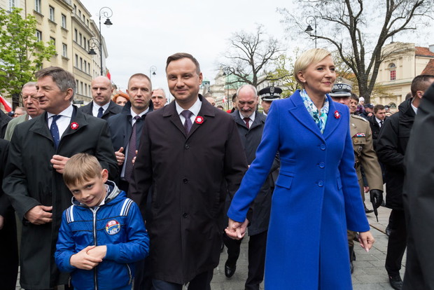 Agata Duda i Andrzej Duda