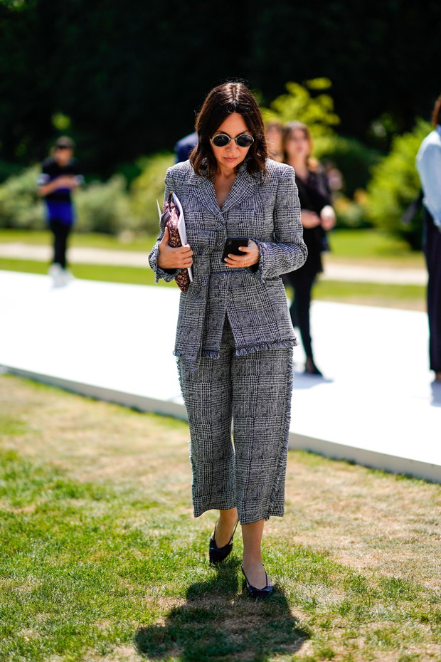 Tweed na jesień 2018: trendy moda jesień 2018